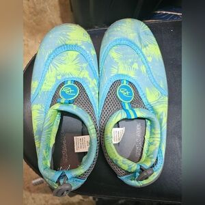 Panama Jack Kids Blue and Green Water Shoes